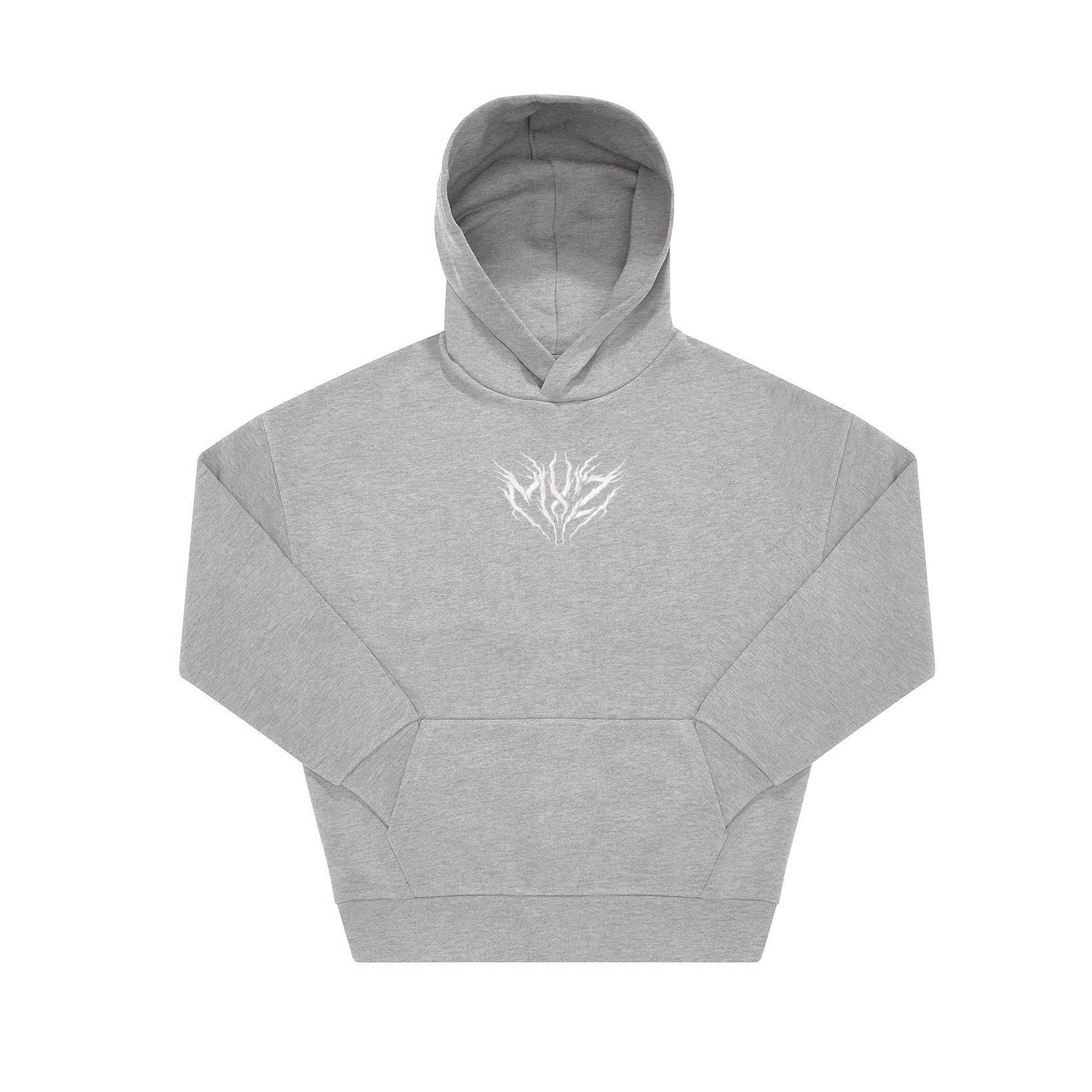 Embroidered MxZ Hoodie (Grey) – Creator Merch Embroidered MxZ Hoodie (Grey) – Creator Merch