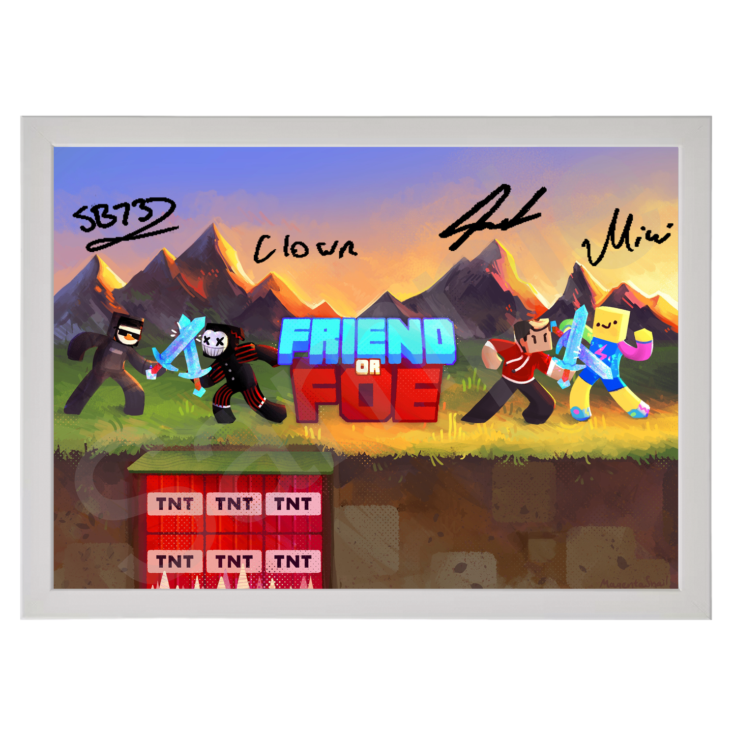 Hand-Signed | Official Friend or Foe Poster