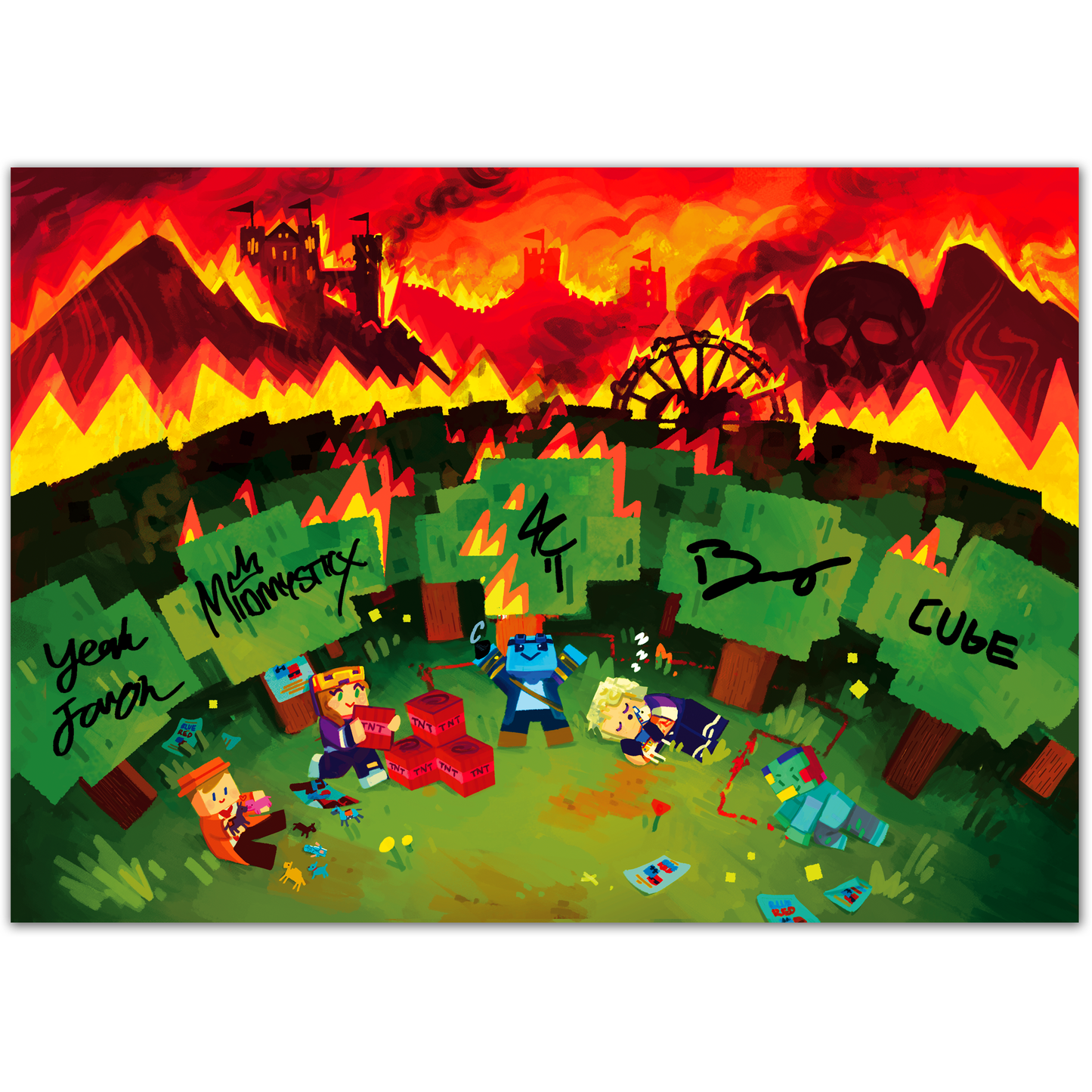 Hand-Signed | Kids in the Corner Poster