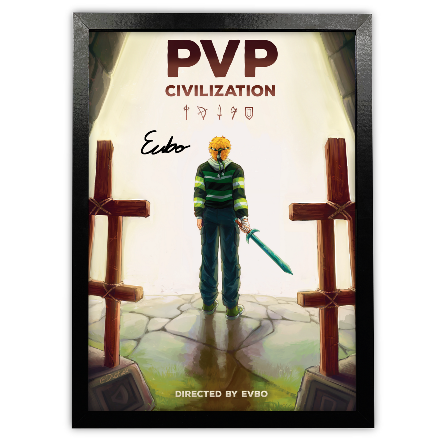 Hand-Signed | Official PVP Civilization Poster by Evbo
