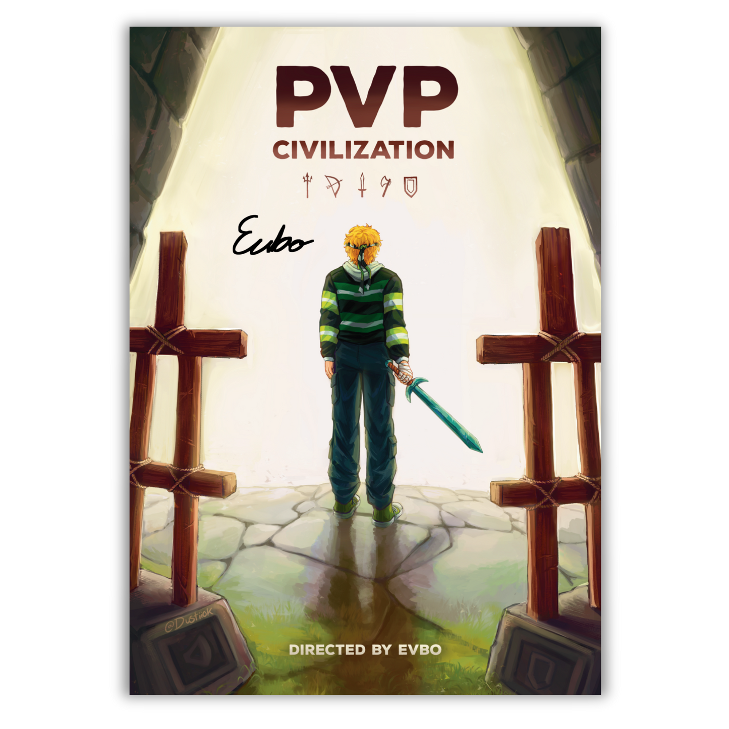 Hand-Signed | Official PVP Civilization Poster by Evbo
