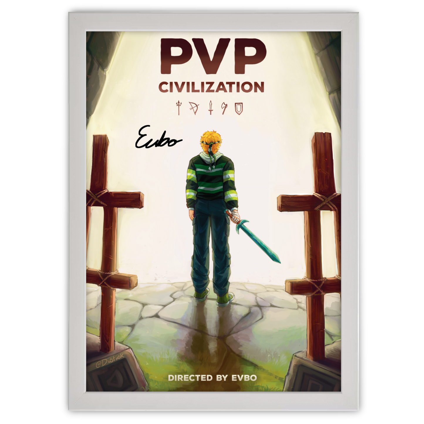Hand-Signed | Official PVP Civilization Poster by Evbo