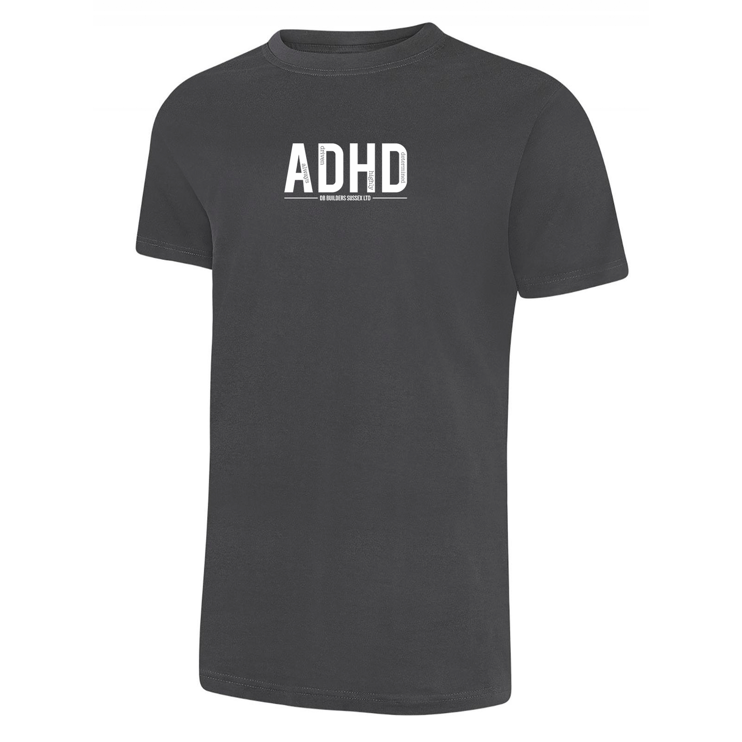 DB Builders ADHD Text T-Shirt