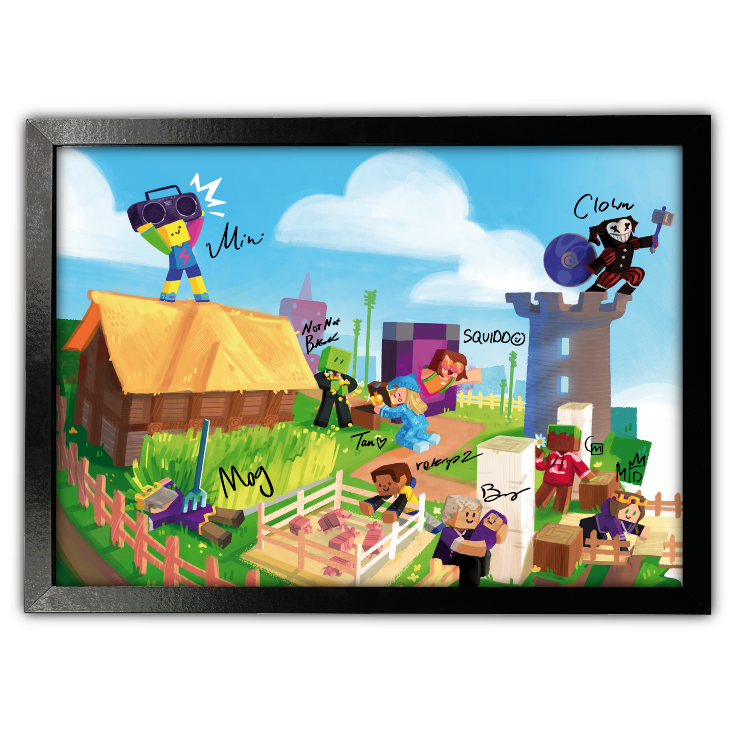 Hand-Signed | Naked and Afraid Poster (Blue Team)