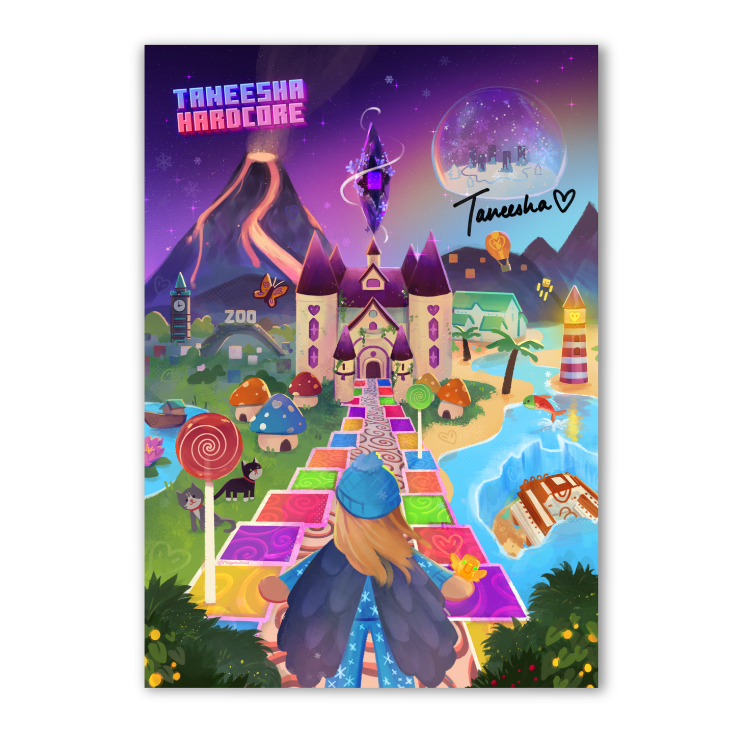 Digitally Signed | Taneesha's Hardcore World Poster