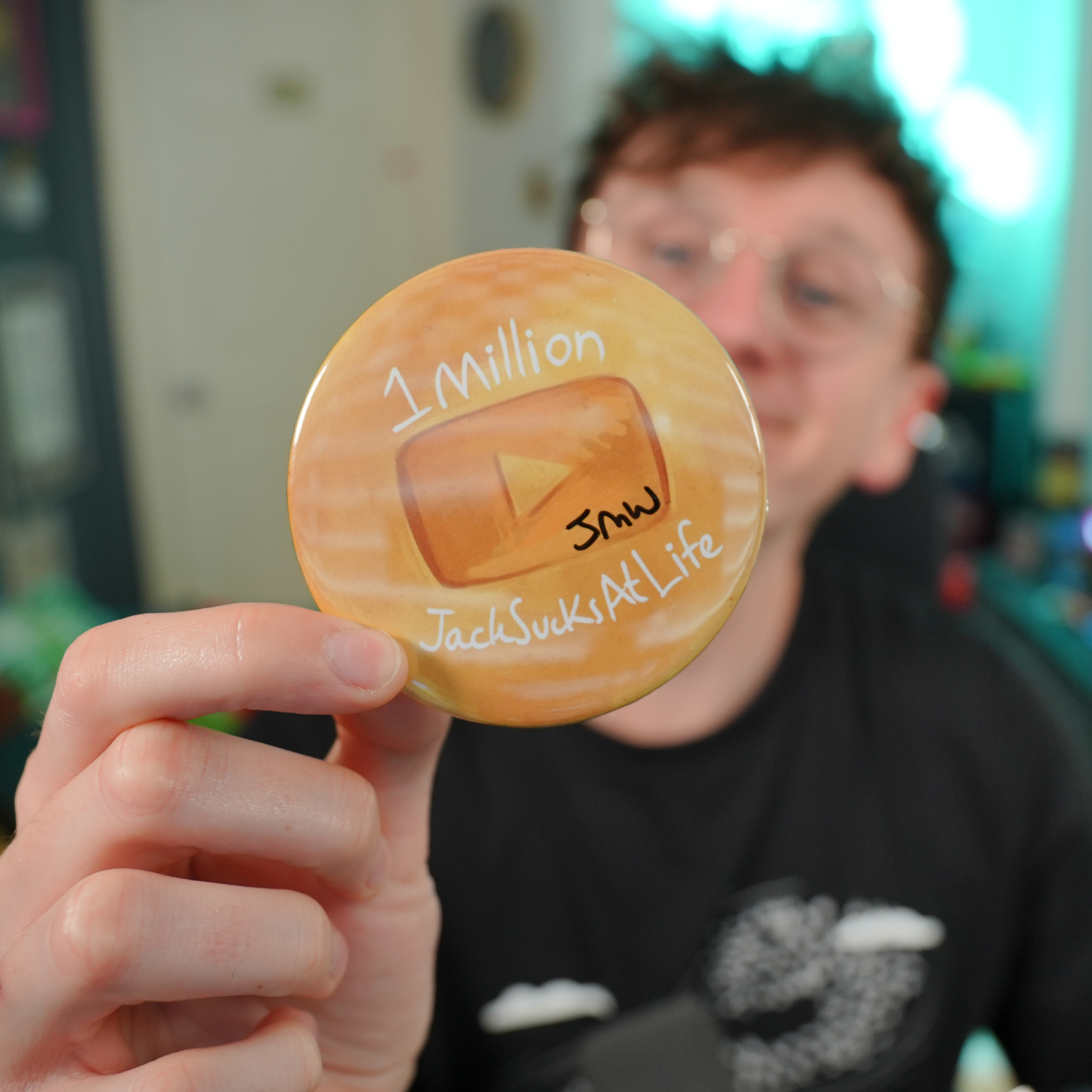 Hand-Signed | Jack’s 1 Million Subscriber Badge