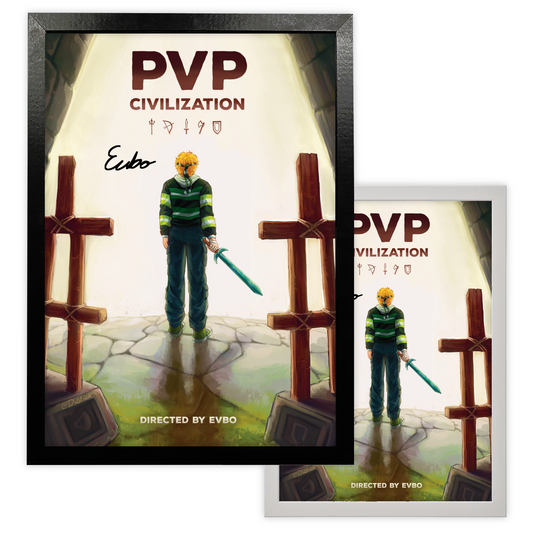 Hand-Signed | Official PVP Civilization Poster by Evbo