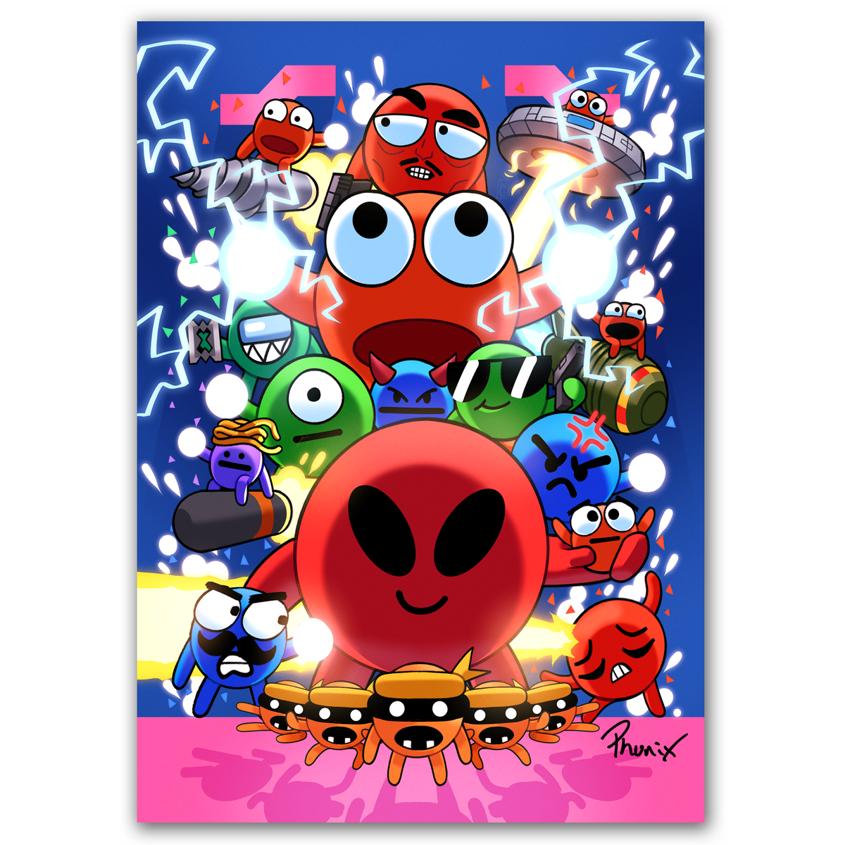 Hand-Signed | Phunix Rounds Poster – Creator Merch