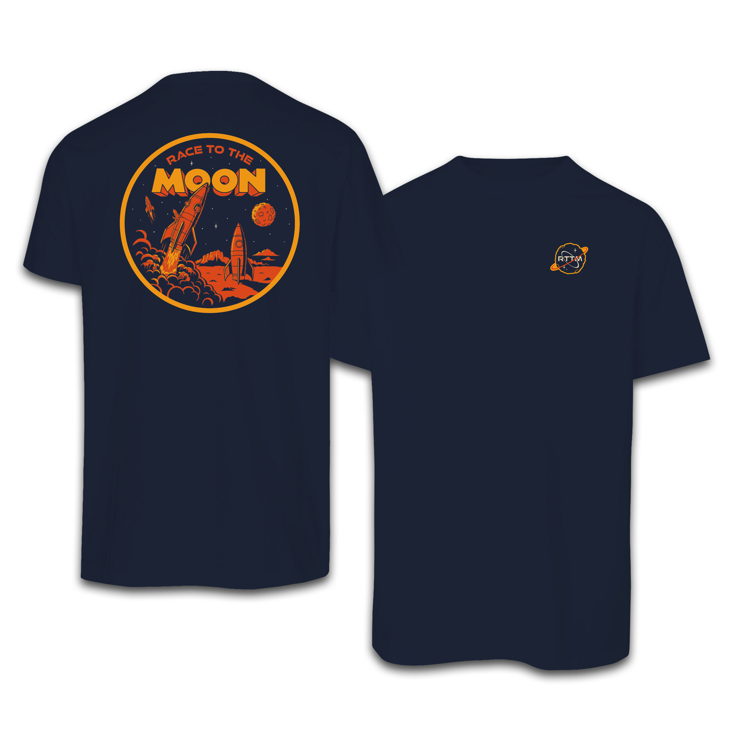 Race to the Moon T-Shirt by iBallisticSquid