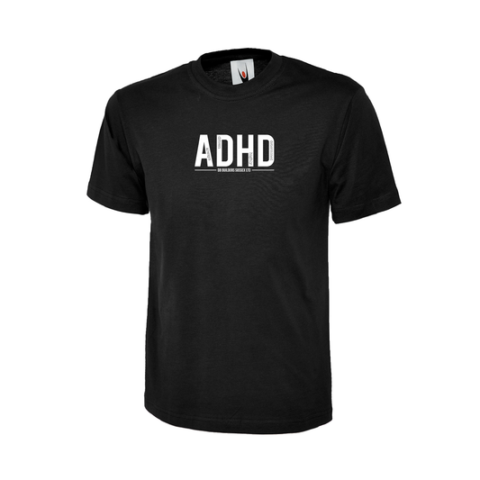 DB Builders ADHD Text T-Shirt