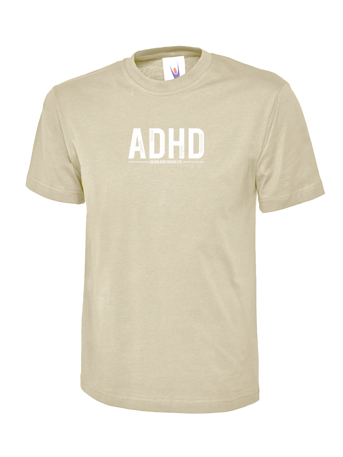 DB Builders ADHD Text T-Shirt