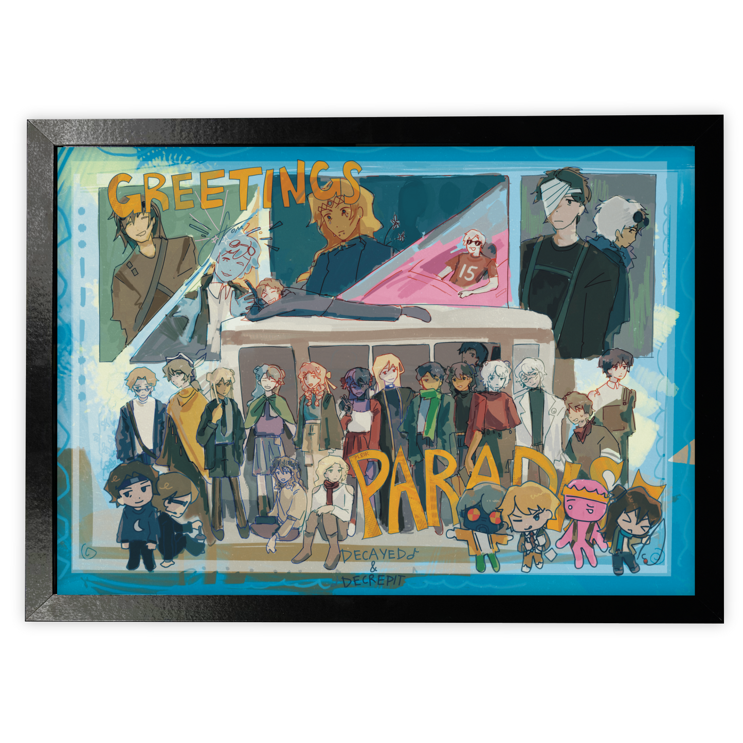 Decayed and Decrepit Cast Poster