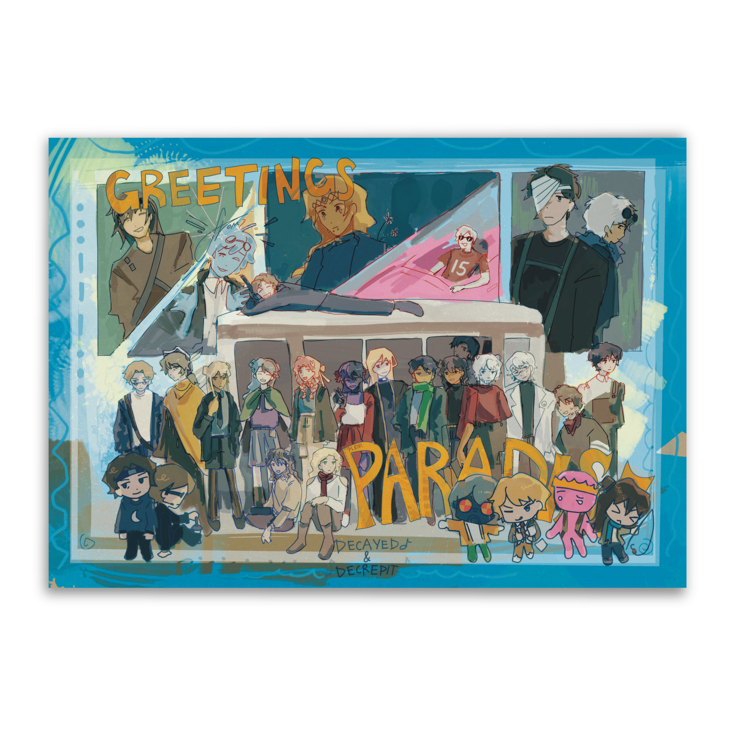 Decayed and Decrepit Cast Poster