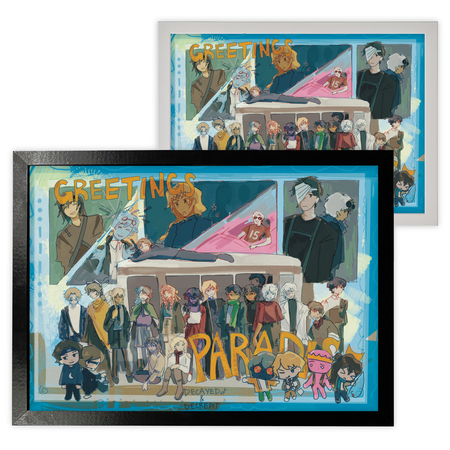 Decayed and Decrepit Cast Poster