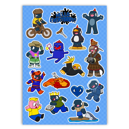 iBallisticSquid Sticker Sheet