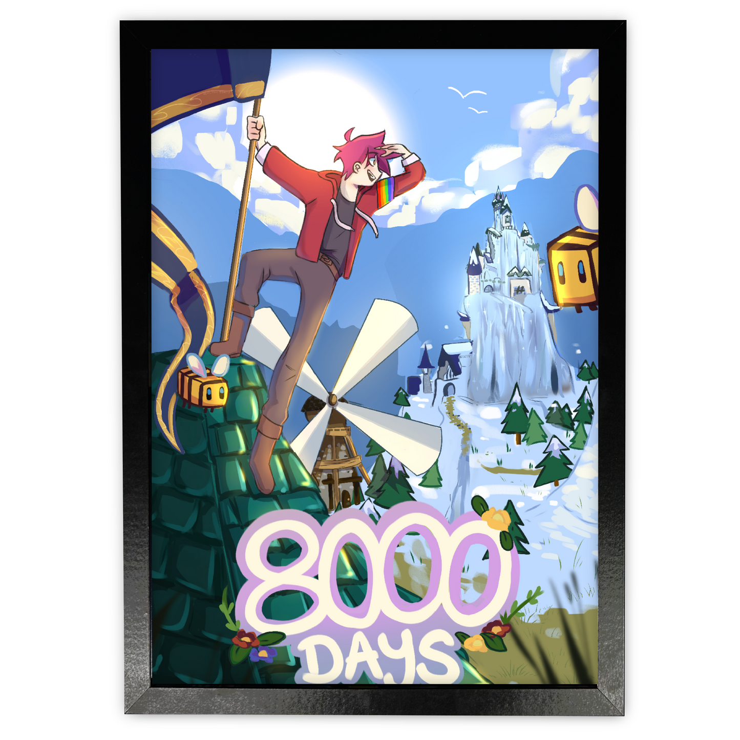Hand-Signed | 8000 Days Loony Poster