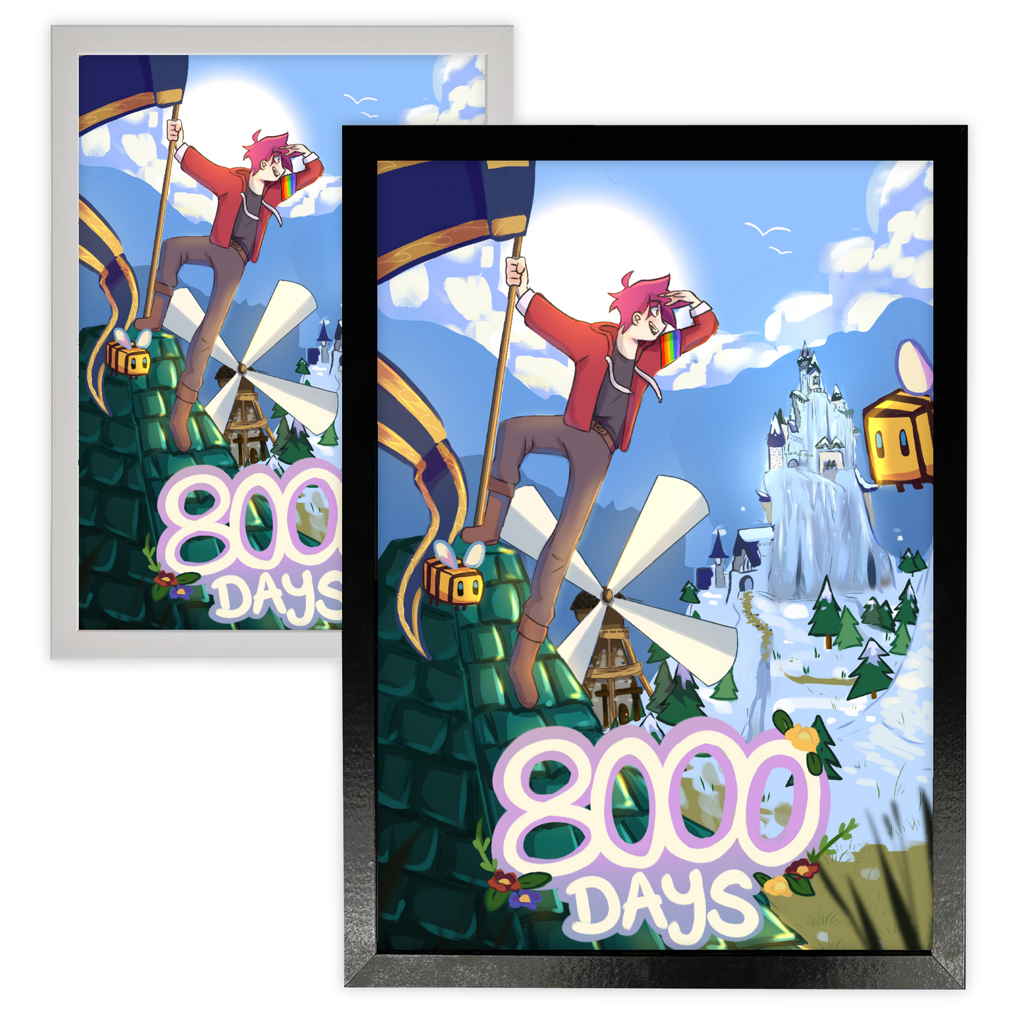 Hand-Signed | 8000 Days Loony Poster