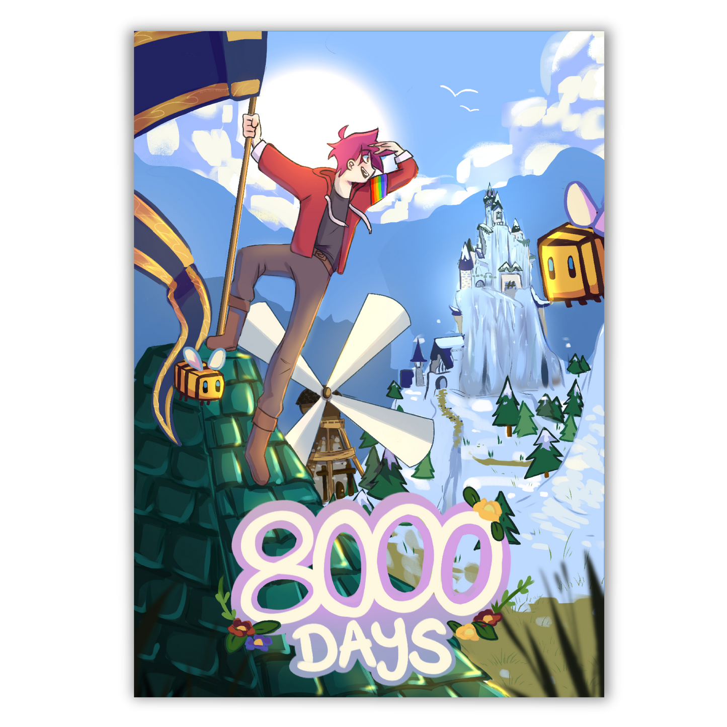 Hand-Signed | 8000 Days Loony Poster