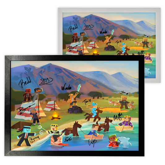 Hand-Signed | Naked and Afraid Poster (Red Team)