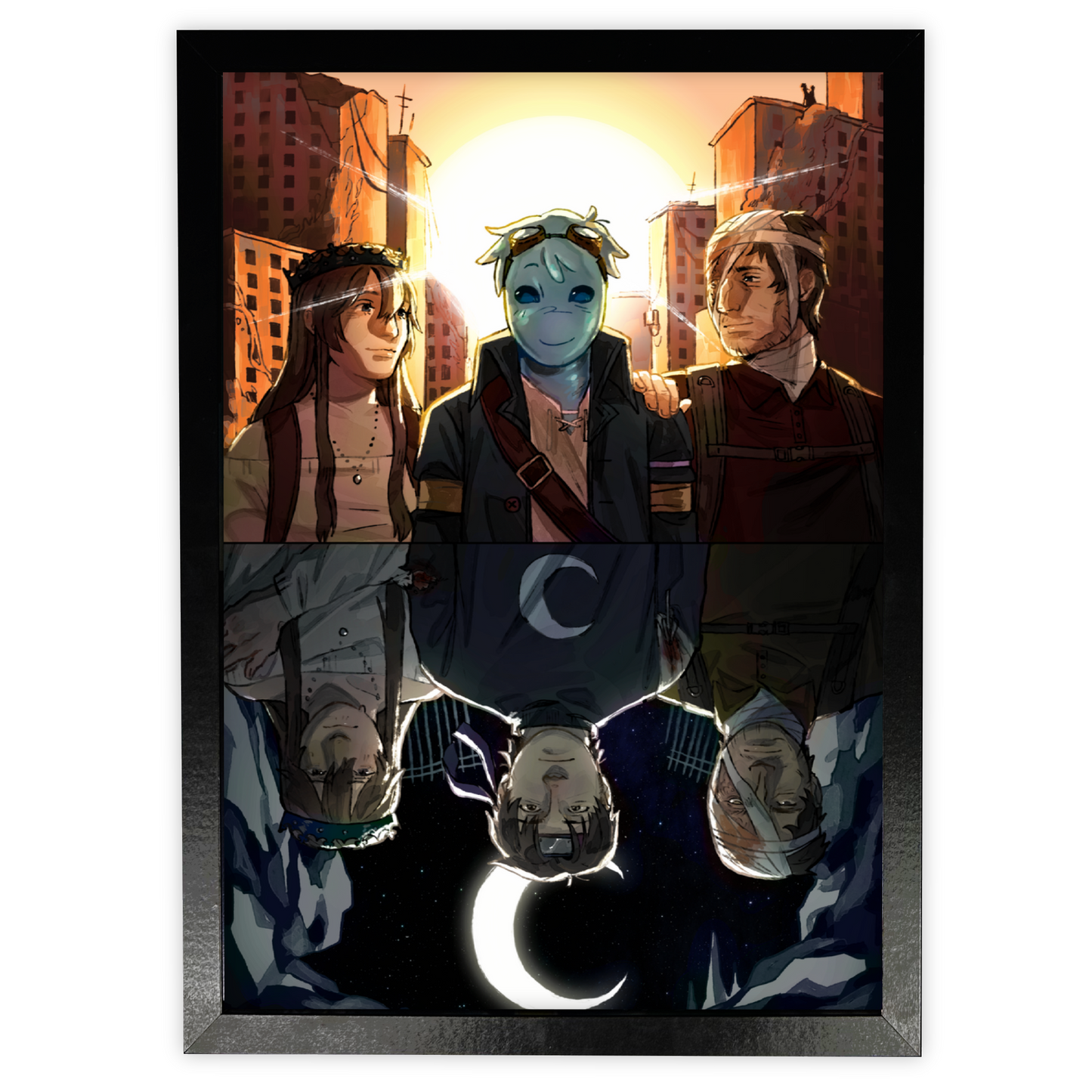Sun and Moon Poster