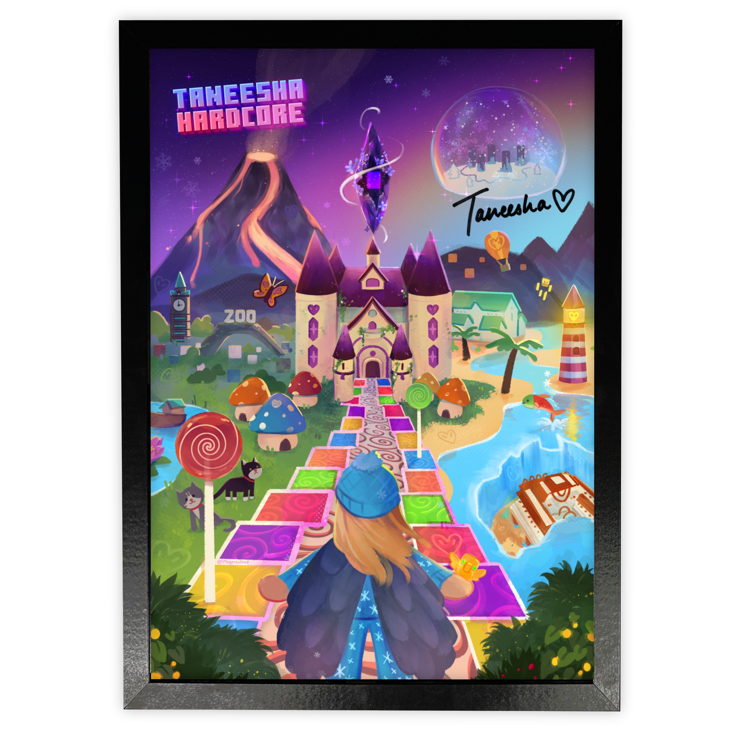 Digitally Signed | Taneesha's Hardcore World Poster