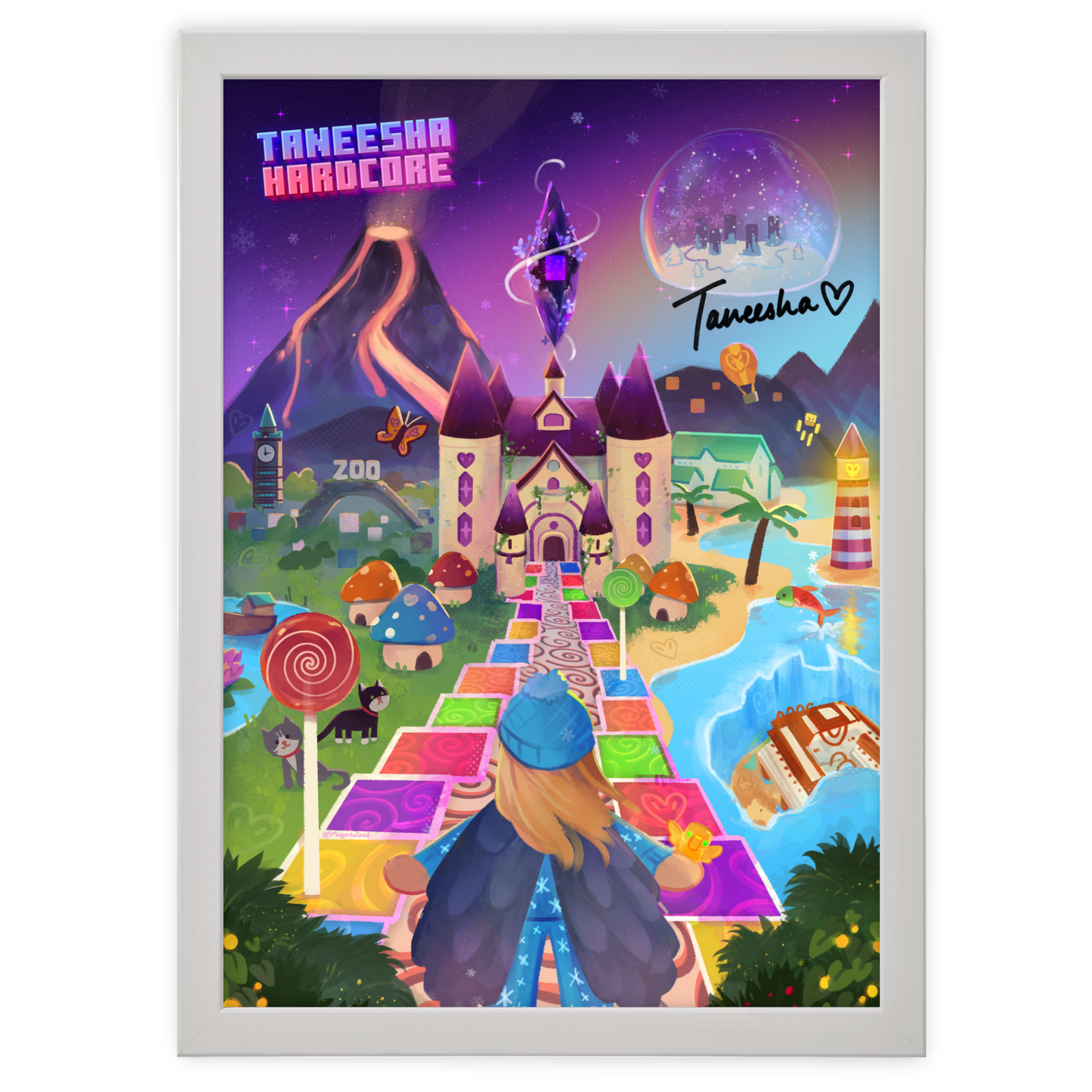 Digitally Signed | Taneesha's Hardcore World Poster