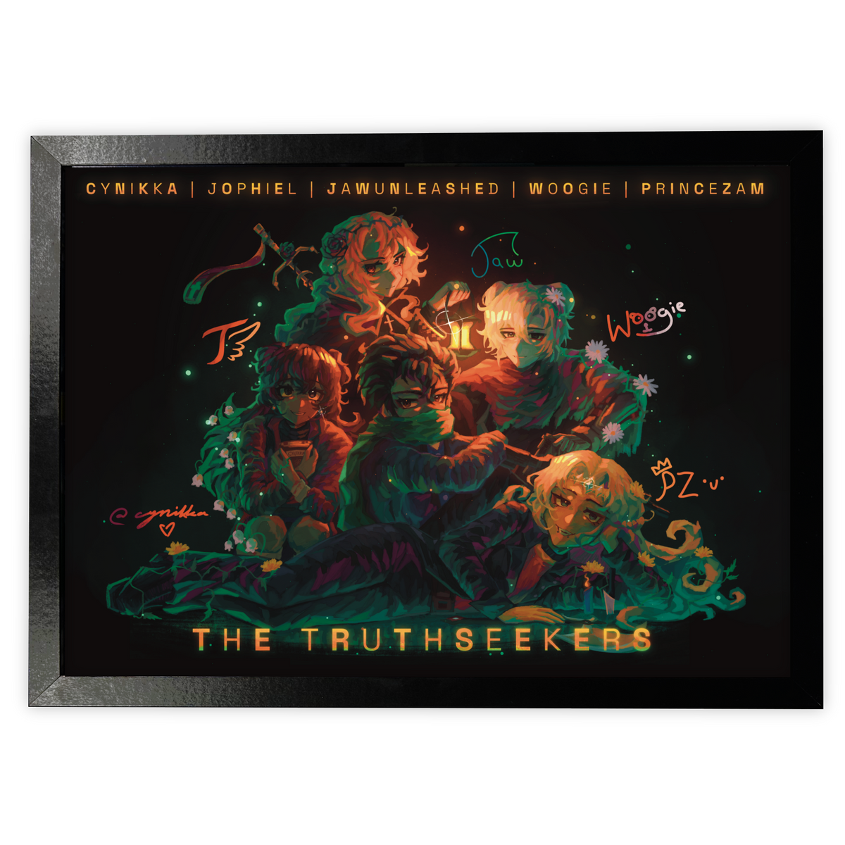 Digitally Signed | The Truthseekers Poster – Creator Merch
